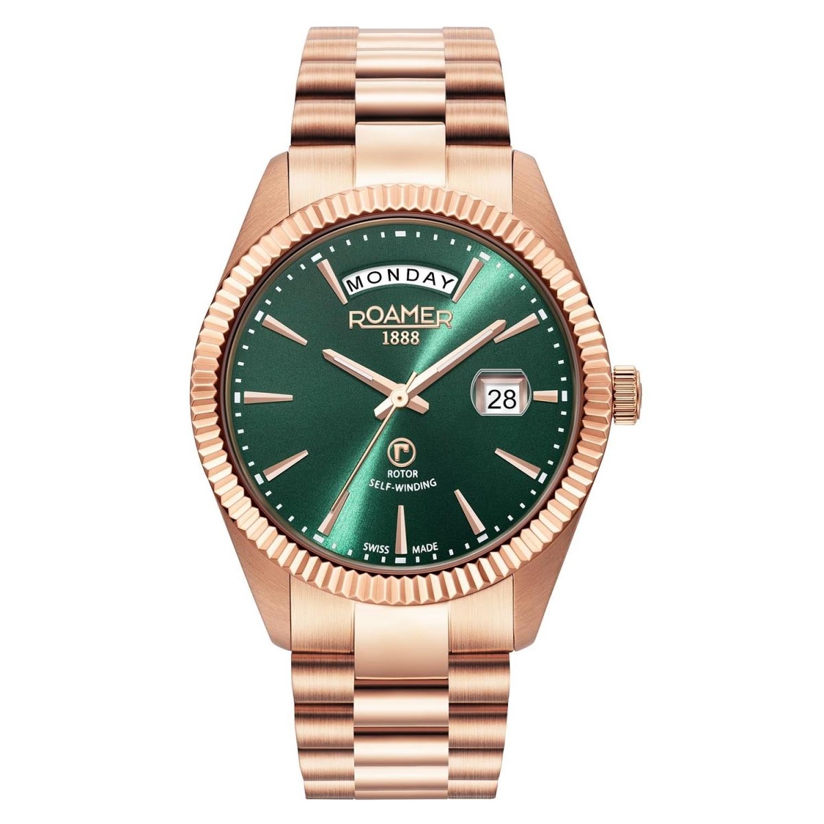 ROAMER Primeline Daydate Mechanical Automatic Men's Watch-981662 49 75 90