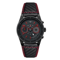 ZINVO CHRONO CORSA Quartz Grey Turbine Round Dial Men's Watch - 994