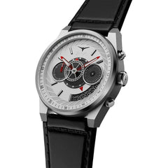 ZINVO CHRONO SILVER Chronograph Grey Turbine Round Dial Men's Watch - 995