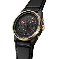 ZINVO CHRONO NEMESIS Chronograph Black Turbine Round Dial Men's Watch - 998