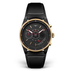 ZINVO CHRONO NEMESIS Chronograph Black Turbine Round Dial Men's Watch - 998