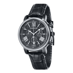 EARNSHAW LONGCASE 43 Swiss Made Chronograph Grey Round Dial Men's Watch- ES-0016-07