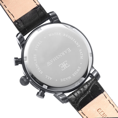 EARNSHAW LONGCASE 43 Swiss Made Chronograph Grey Round Dial Men's Watch- ES-0016-07