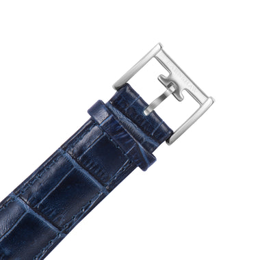 EARNSHAW OFFICER Swiss Made Multifunction Blue Round Dial Men's Watch- ES-0017-04