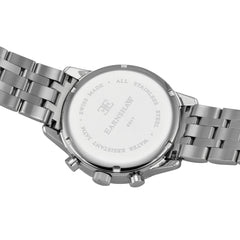 EARNSHAW OFFICER Swiss Made Multifunction Black Round Dial Men's Watch- ES-0017-11