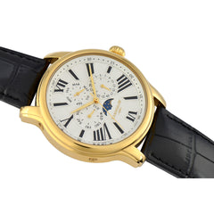 EARNSHAW LONGITUDE Swiss Made Multifunction Silver Round Dial Men's Watch- ES-0025-02