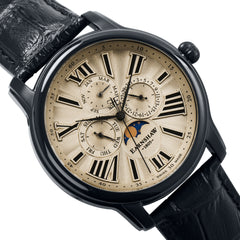 EARNSHAW LONGITUDE Swiss Quartz Grey Round Dial Men's WatchES-0025-04