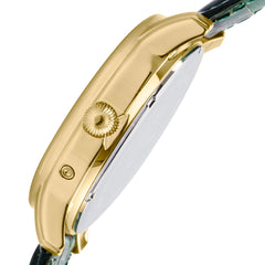 EARNSHAW LONGITUDE Swiss Made Multifunction Green Round Dial Men's Watch- ES-0025-05