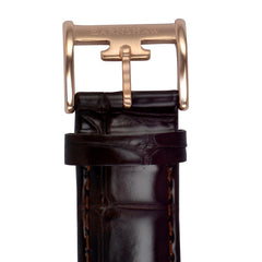 EARNSHAW METEORITE Swiss Made Quartz Rose Gold Round Dial Men's Watch- ES-0026-03