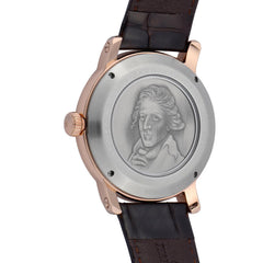 EARNSHAW METEORITE Swiss Made Quartz Rose Gold Round Dial Men's Watch- ES-0026-03