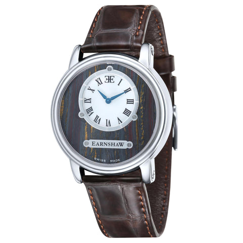 EARNSHAW LAPIDARY Swiss Made Quartz Multicolor Round Dial Men's Watch- ES-0027-03
