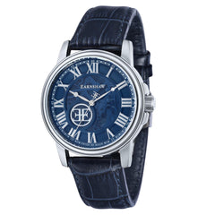 EARNSHAW BEAGLE Swiss Made Automatic Skeleton Round Dial Men's Watch- ES-0028-06