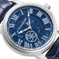 EARNSHAW BEAGLE Swiss Made Automatic Skeleton Round Dial Men's Watch- ES-0028-06