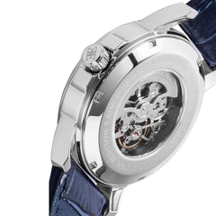 EARNSHAW BEAGLE Swiss Made Automatic Skeleton Round Dial Men's Watch- ES-0028-06