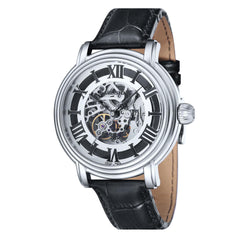 EARNSHAW LONGCASE Swiss Made Automatic Skeleton Round Dial Men's Watch- ES-0032-01