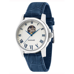 EARNSHAW BEAGLE Swiss Made Automatic Silver Round Dial Men's Watch- ES-0036-02