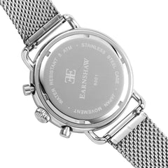 EARNSHAW INVESTIGATOR Chronograph Black Round Dial Men's Watch- ES-8001-11
