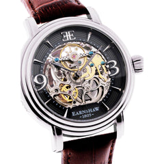 EARNSHAW LONGCASE Automatic Skeleton Round Dial Men's Watch- ES-8011-02