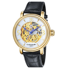 EARNSHAW LONGCASE Automatic Skeleton Round Dial Men's Watch- ES-8011-04