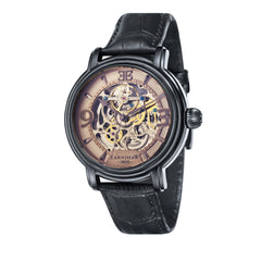 EARNSHAW LONGCASE Automatic Skeleton Round Dial Men's Watch- ES-8011-08