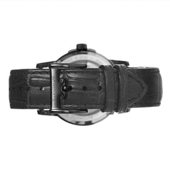 EARNSHAW FLINDERS Mechanical Automatic Black Round Dial Men's Watch- ES-8081-05