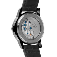 EARNSHAW FLINDERS Mechanical Automatic Black Round Dial Men's Watch- ES-8081-05