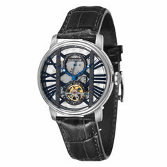 EARNSHAW WESTMINSTER Mechanical Automatic Black Round Dial Men's Watch- ES-8095-01