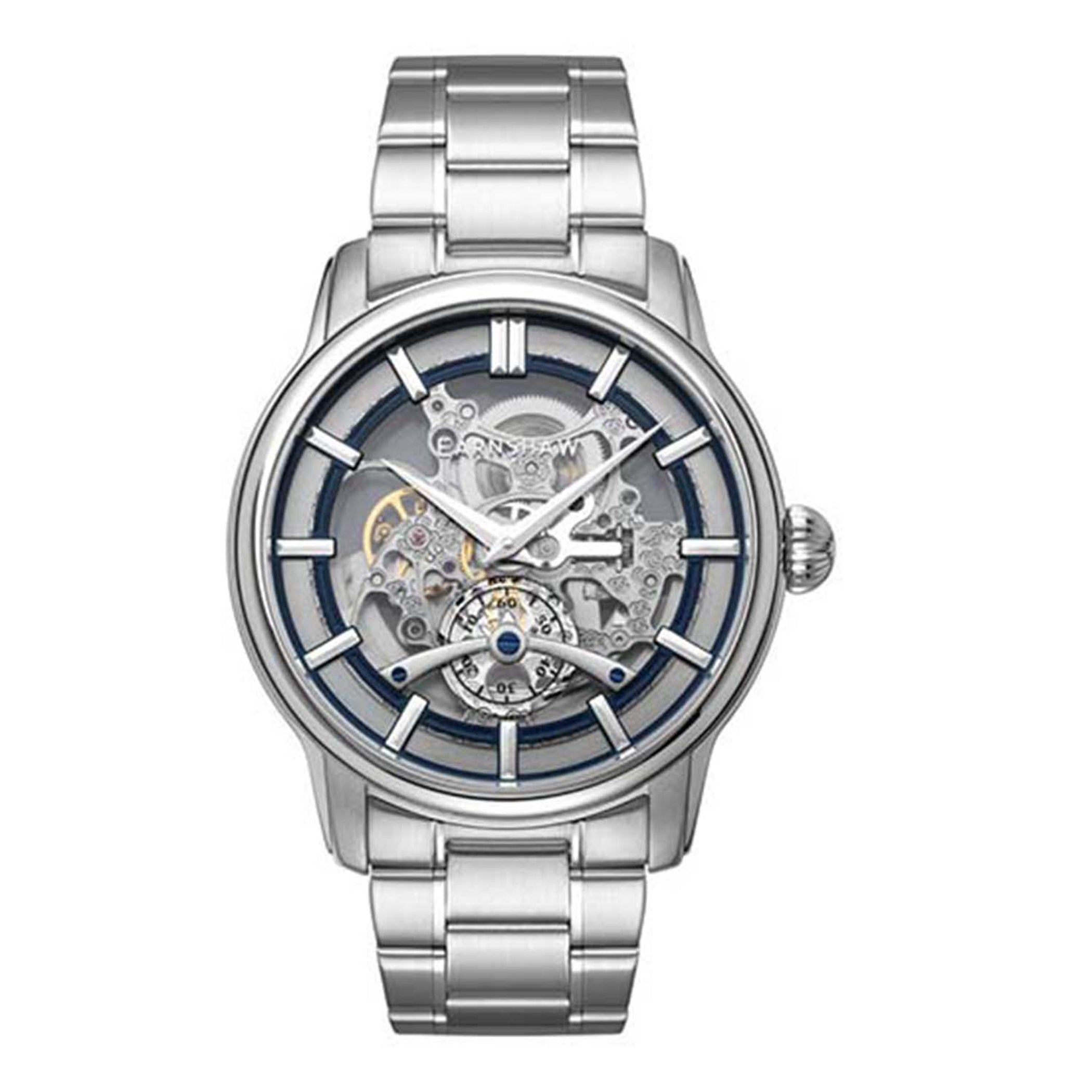 EARNSHAW Limited Edition LONGITUDE Automatic Grey Round Dial Men's Watch- ES-8126-33