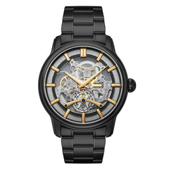 EARNSHAW Limited Edition LONGITUDE Automatic Grey Round Dial Men's Watch- ES-8126-55