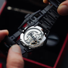 EARNSHAW Limited Edition VENTUS Automatic Grey Round Dial Men's Watch- ES-8127-55