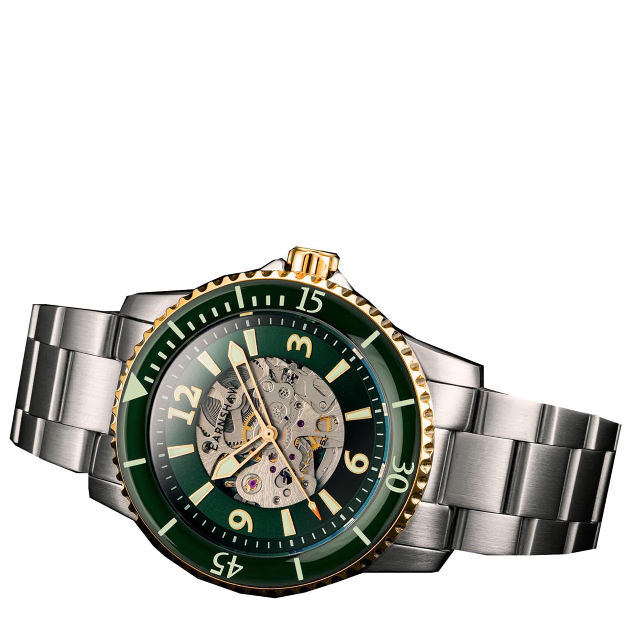 EARNSHAW DUNCAN Limited Edition Automatic Skeleton Round Dial Men's Watch with Additional Strap-ES-8129-33