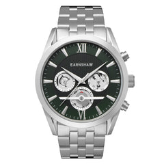 EARNSHAW DISCOVERY Japan Quartz Green Round Dial Men's WatchES-8135-22
