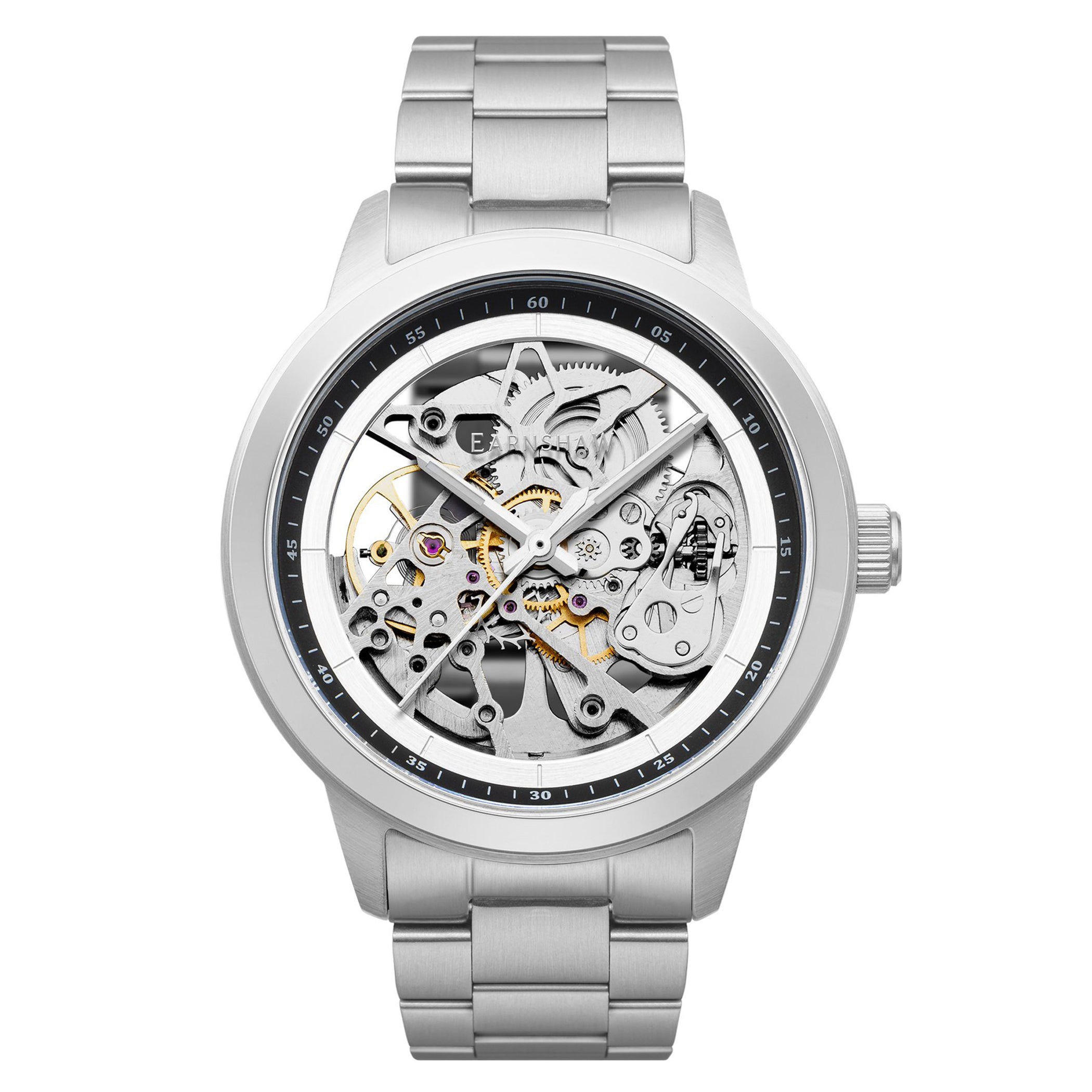 EARNSHAW DISCOVERY Automatic Silver Round Dial Men's WatchES-8139-11