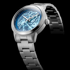 EARNSHAW DISCOVERY Automatic Blue Round Dial Men's WatchES-8139-33