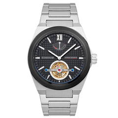 EARNSHAW BLENKINSOP LIMITED EDITION Automatic Black Round Dial Men's Watch- ES-8143-33