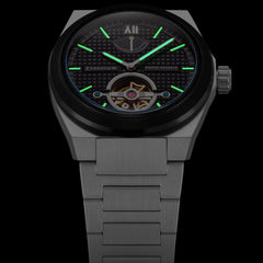 EARNSHAW BLENKINSOP LIMITED EDITION Automatic Black Round Dial Men's Watch- ES-8143-33