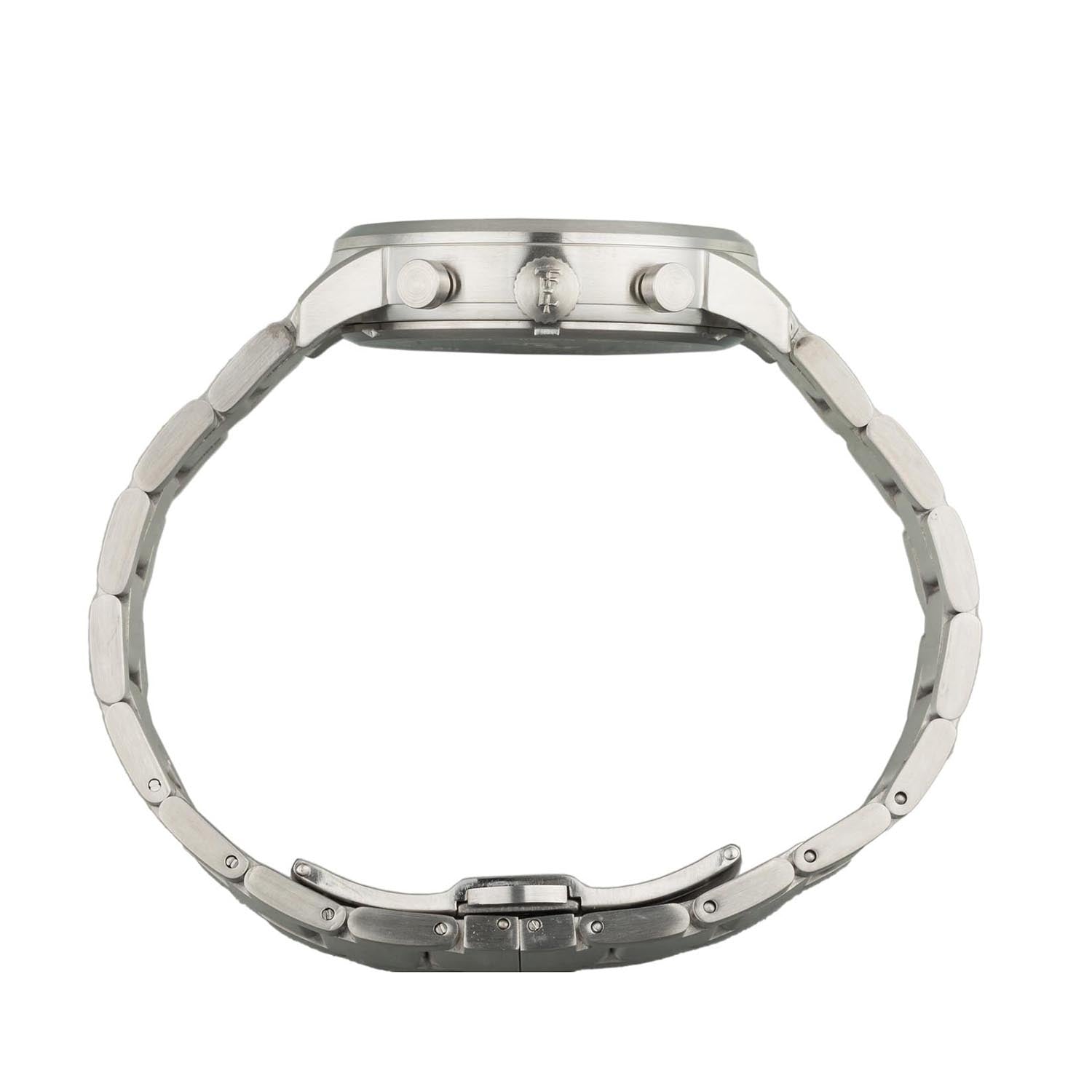 Earnshaw CARLYLE Multifunction Battery Silver Round Dial Men's Watch - ES-8176-11