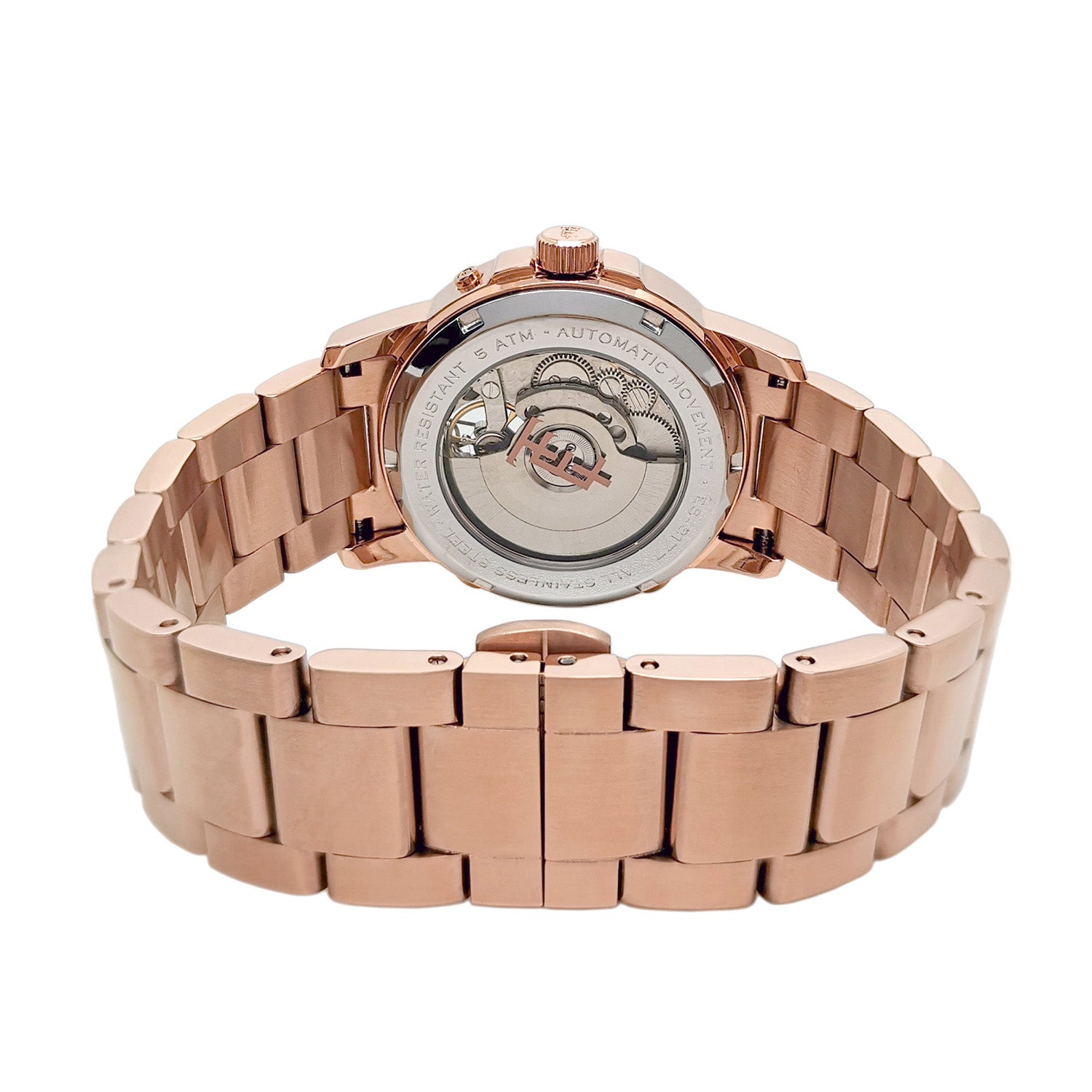 Earnshaw Marylebone Grand Date Open Heart Automatic Blue Round Dial Men's Watch - ES-8177-44