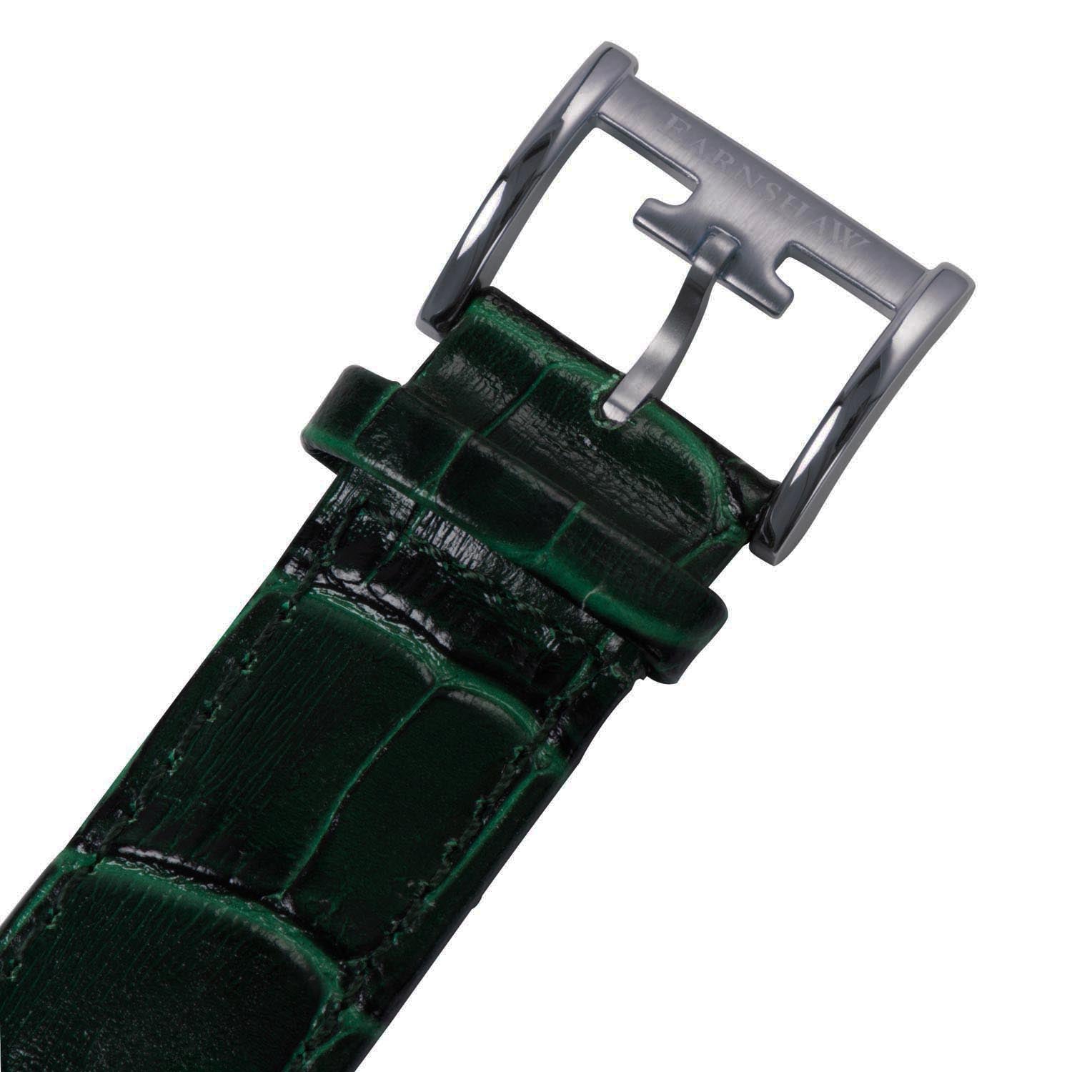 Earnshaw BARON Moonphase Automatic Green Round Dial Men's Watch -  ES-8193-03