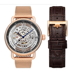 EARNSHAW INVESTIGATOR Limited Edition Skeleton Automatic Watch For Men - ES-8195-44