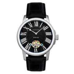 Earnshaw MARYLEBONE Automatic Black Round Dial Men's Watch - ES-8196-02