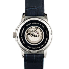 Earnshaw MARYLEBONE Automatic Blue Round Dial Men's Watch - ES-8196-03