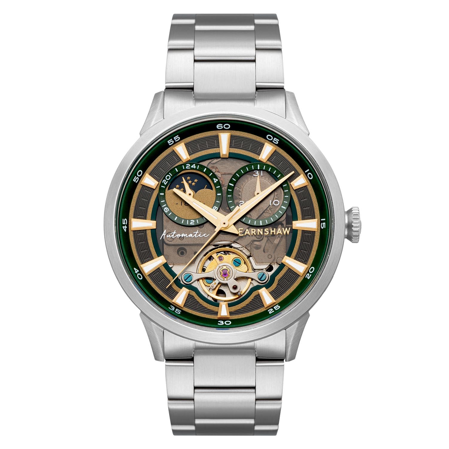 EARNSHAW CARLYLE Limited Edition Automatic Multifunction Watch For Men - ES-8197-33