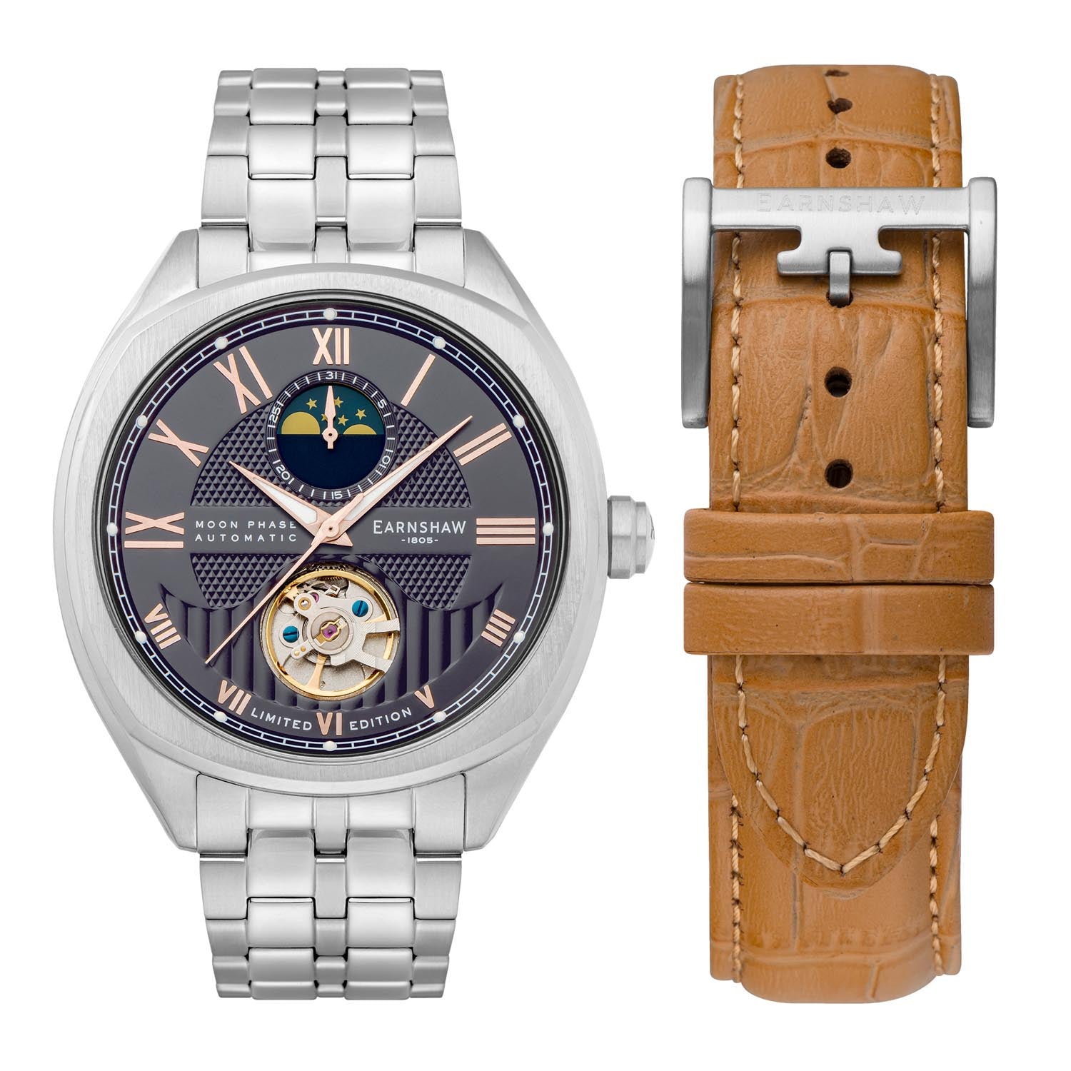 EARNSHAW PEEL Limited Edition Mechanical Multifunction Watch For Men - ES-8206-33