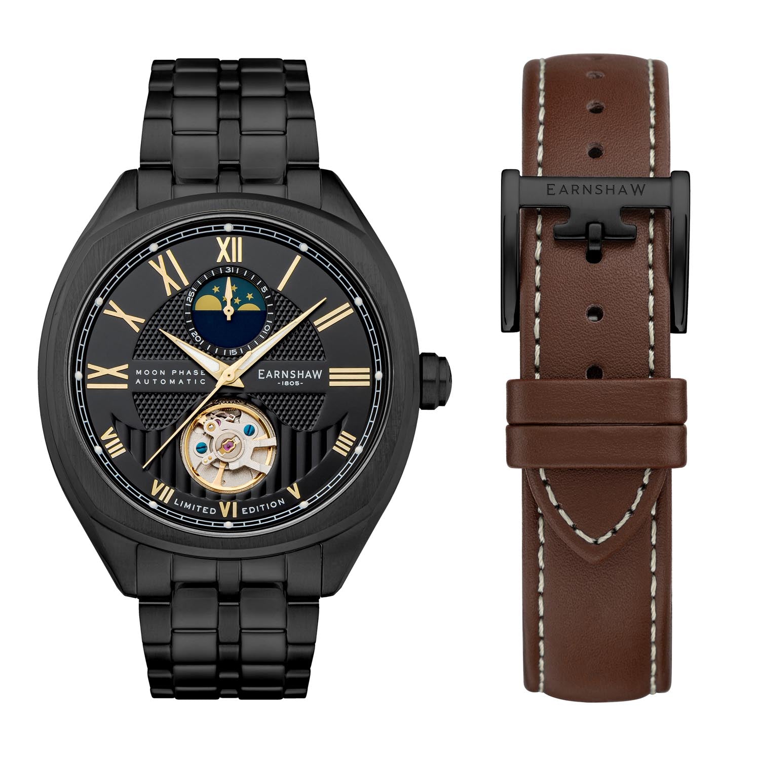 EARNSHAW PEEL Limited Edition Mechanical Multifunction Watch For Men - ES-8206-66