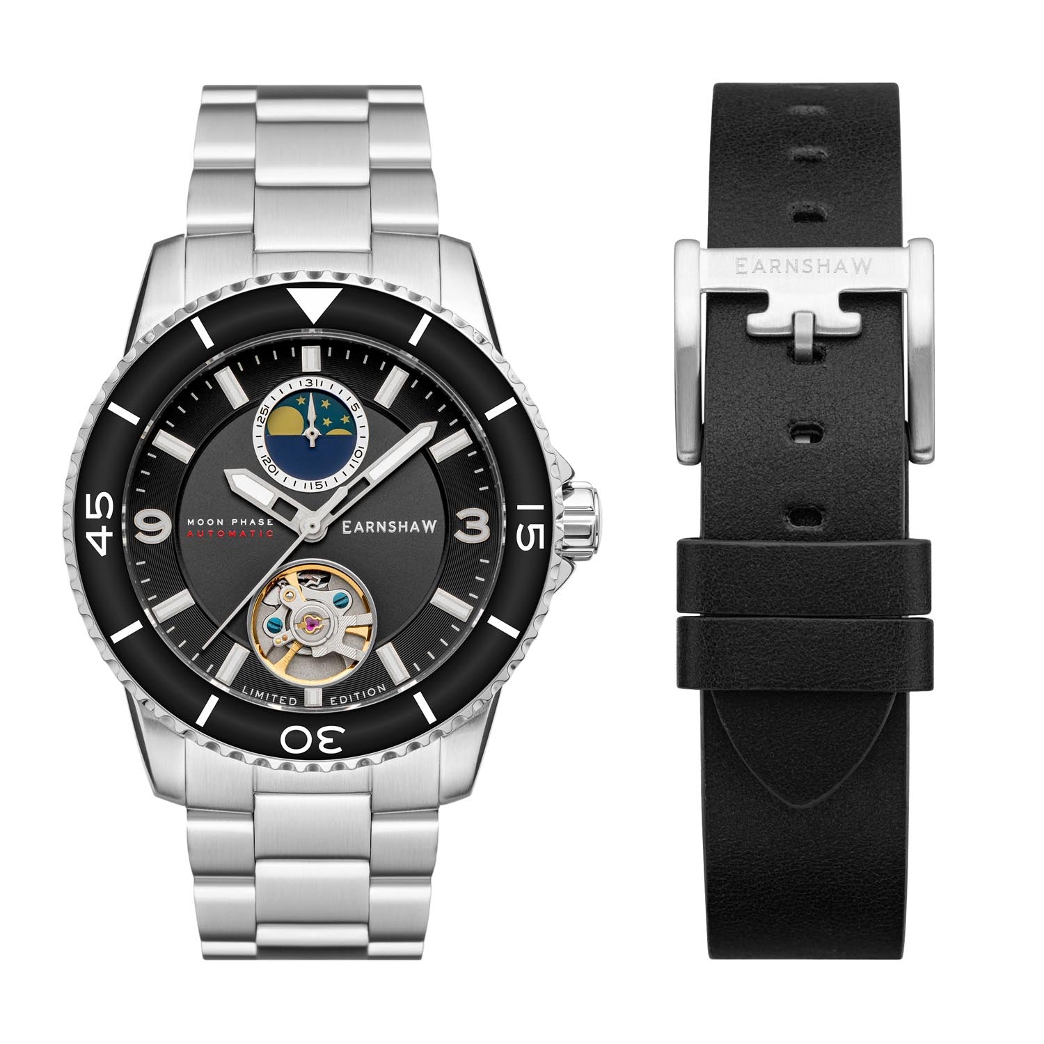 EARNSHAW PREVOST Limited Edition Mechanical Multifunction Watch For Men - ES-8210-11
