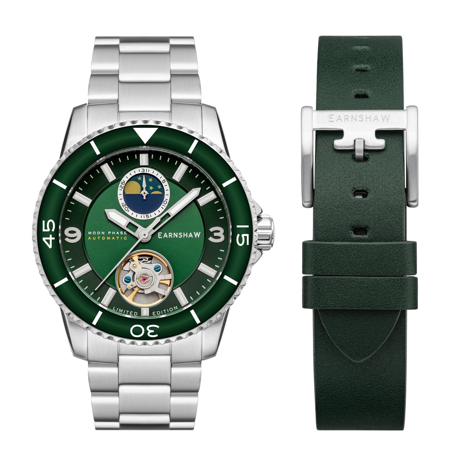EARNSHAW PREVOST Limited Edition Mechanical Multifunction Watch For Men - ES-8210-44