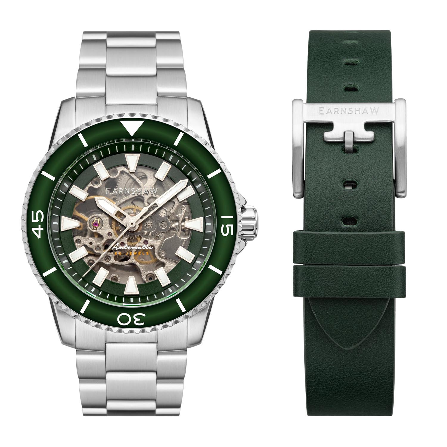 EARNSHAW WALLIS Limited Edition Skeleton Automatic Watch For Men - ES-8227-44