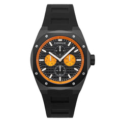 Earnshaw Bessemer Calendar Multifunction Black Round Luminous Hands Dial Men's Watch - ES-8253-05