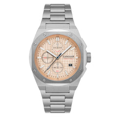Earnshaw Bessemer Chronograph Rose Gold Round Luminous Hands Dial Men's Watch - ES-8254-33